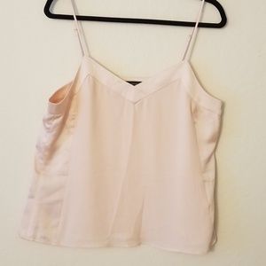 Silky pink camisole